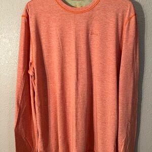 Orvis Trout Bum DriCast Men's Coral Long Sleeve Tee